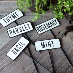 Set of Five Herb Labels