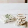 Set of Four Green Fern Coasters