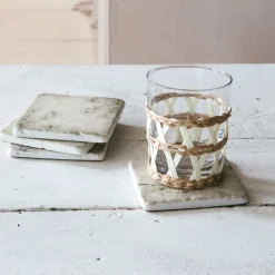Set of Four Gypsophilia Coasters