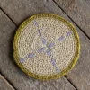 Set of Four Miro Moss and Lilac Coasters