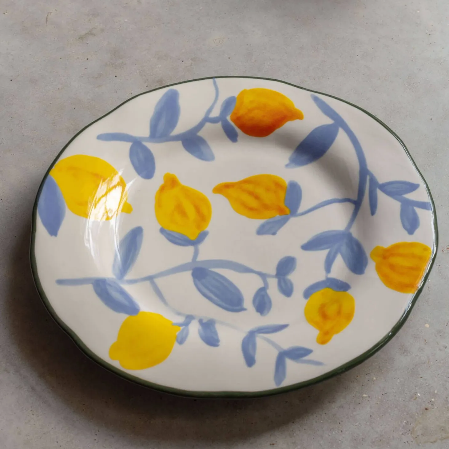 Set of Four Multi Lemons Plates