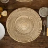 Set of Four Natural Woven Placemats