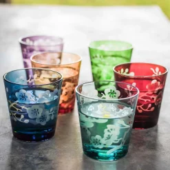 Set of Six Blossom Glasses