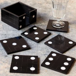 Set of Six Dice Coasters