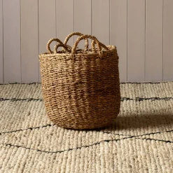Set of Three Seagrass Baskets