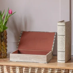 Set of Two Aztec Book Boxes
