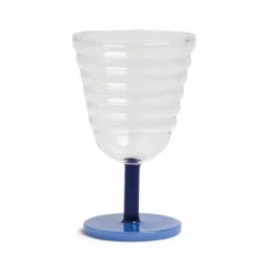 Set of Two Blue Morgan Goblets