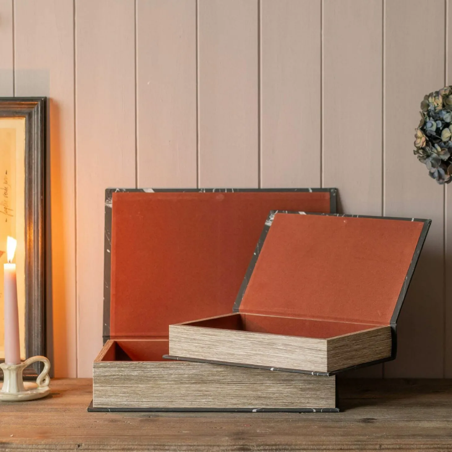 Set of Two Book Boxes