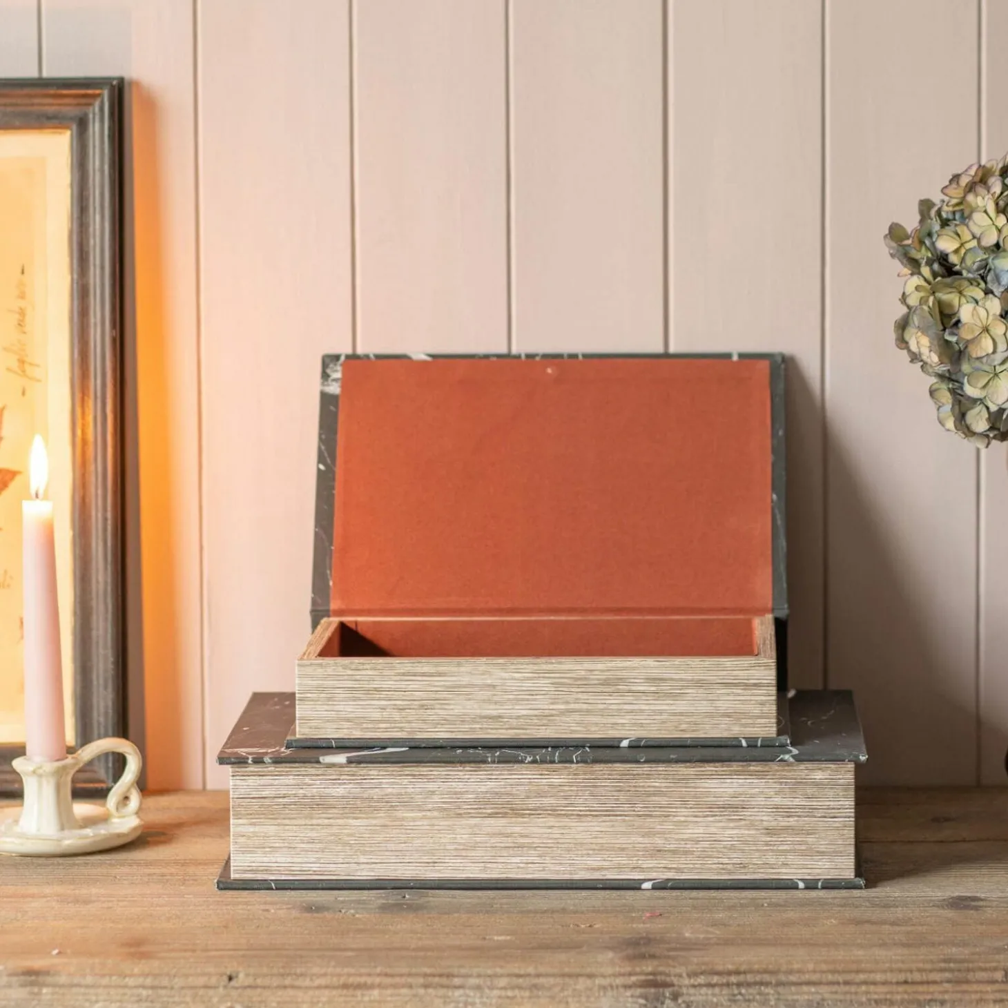 Set of Two Book Boxes