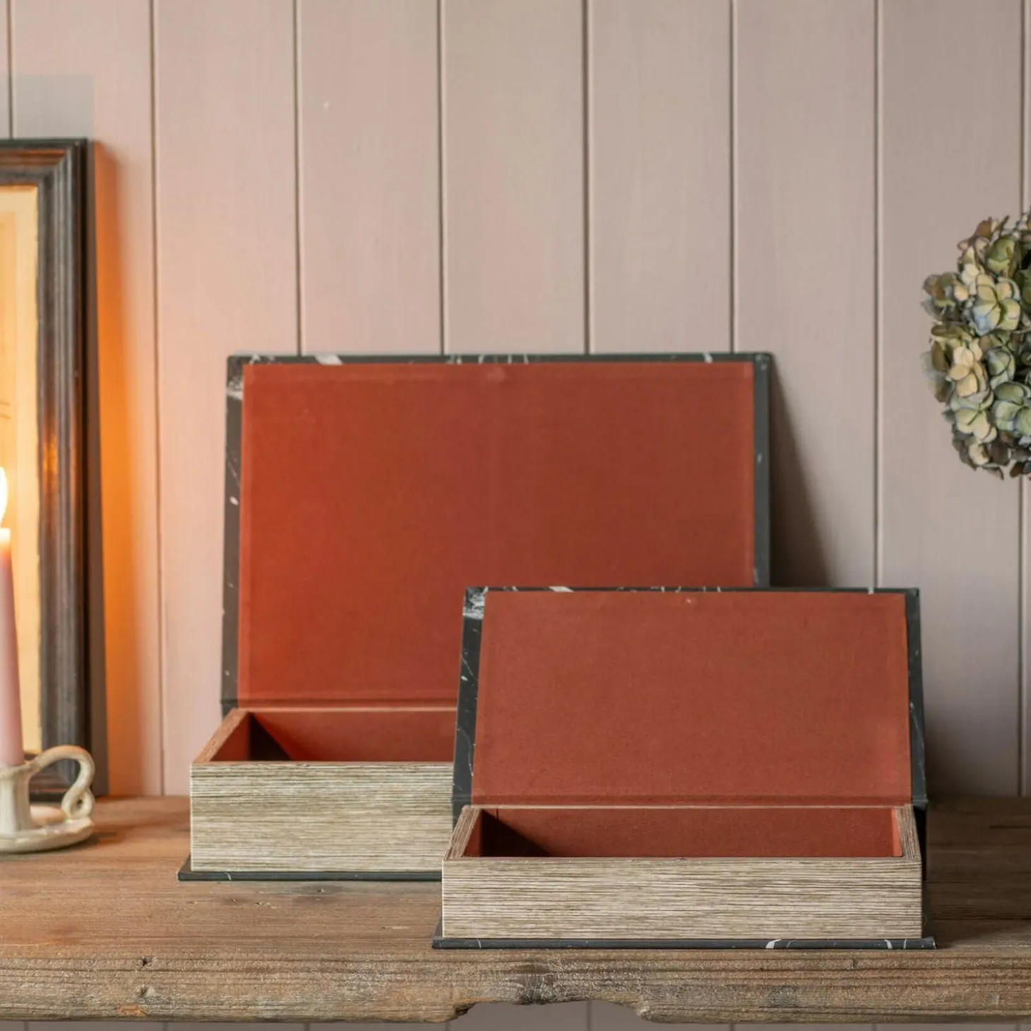 Set of Two Book Boxes