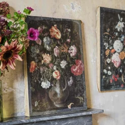 Set of Two Floral Canvas Prints