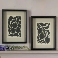 Set of Two Framed Paper Outrenoir Prints