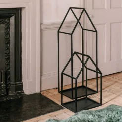 Set of Two House Log Holders