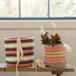 Set of Two Jute Bins
