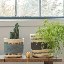Set of Two Jute Bins