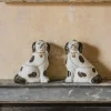 Set of Two Staffordshire Dog Ornaments