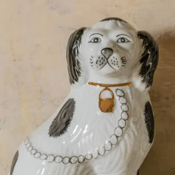 Set of Two Staffordshire Dog Ornaments