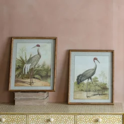Set of Two Stork Prints