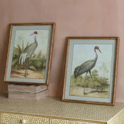 Set of Two Stork Prints