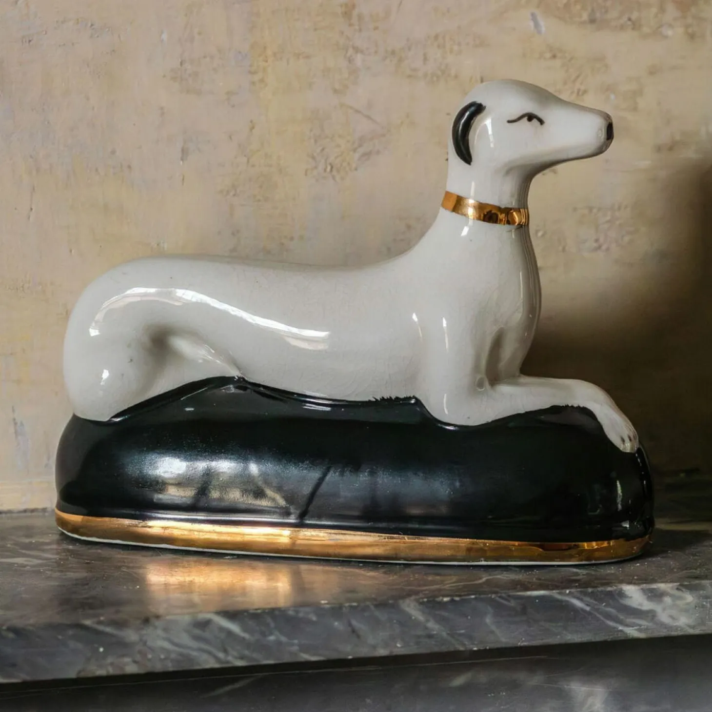 Set of Two Whippet Dog Ornaments