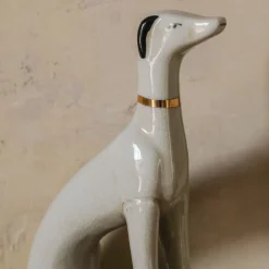 Set of Two Whippet Dog Ornaments