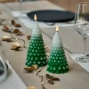 Set of Two Winter Tree LED Candles