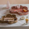 Set of Two Woven Shell Trays