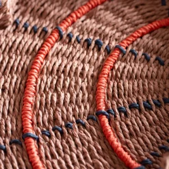 Set of Two Woven Shell Trays