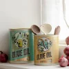 Set of Two XL Olive Oil Tins
