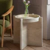Seth Round Tray Top Side Table