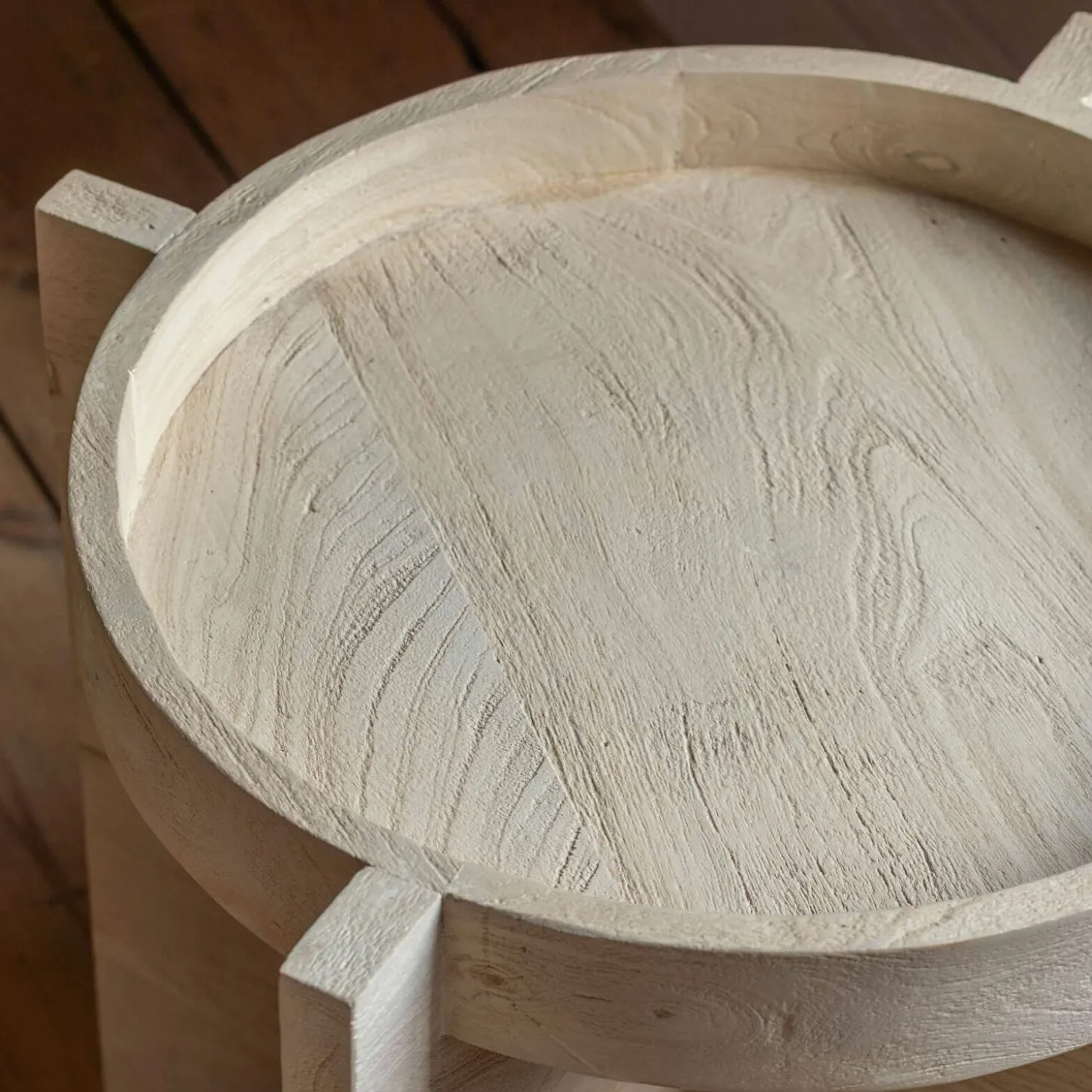 Seth Round Tray Top Side Table