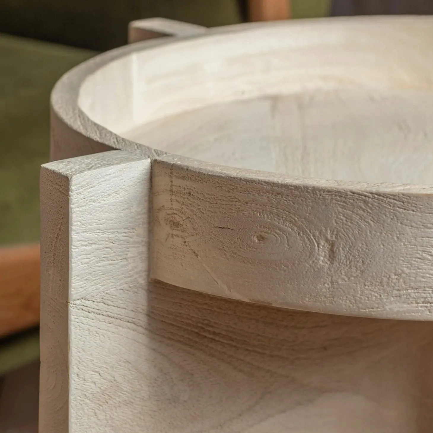 Seth Round Tray Top Side Table