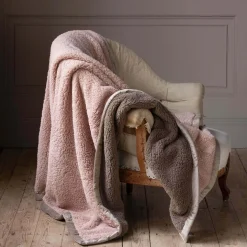 Sherpa Throw Blush
