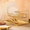 Short Gold Dish Rack