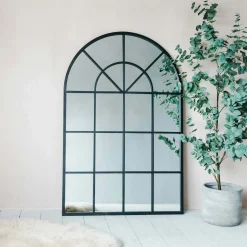 Short Window Pane Mirror