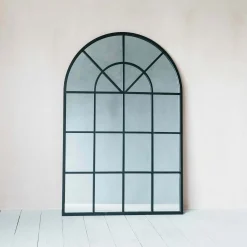 Short Window Pane Mirror