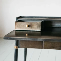 Sid Black Metal Desk