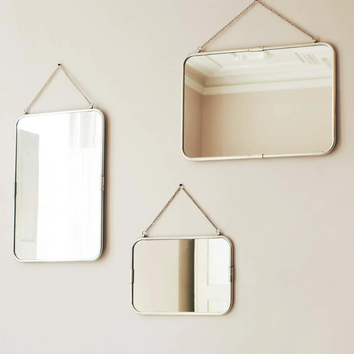 Silver Carriage Mirrors