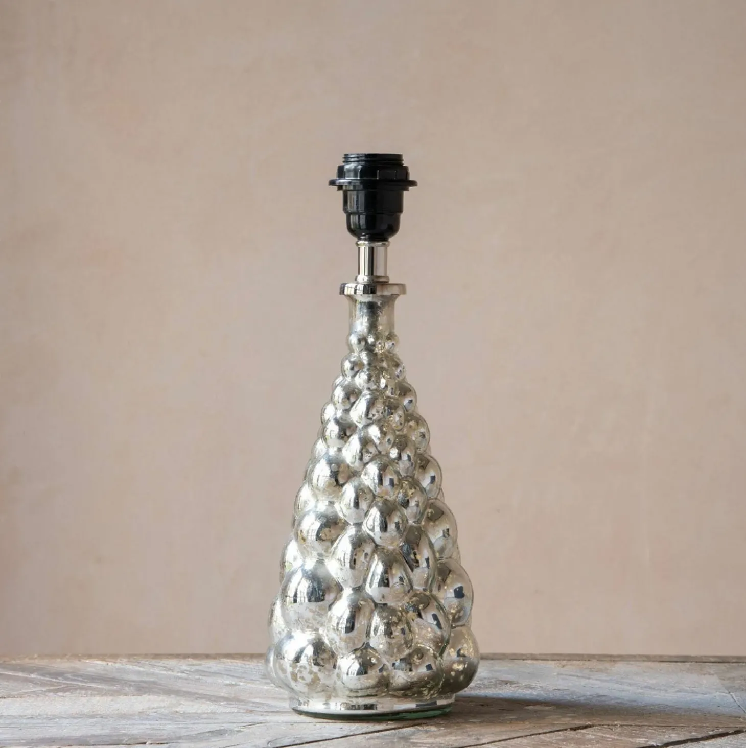 Silver Grape Bubble Table Lamp