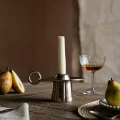 Silver Rest Candle Holder