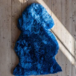 Single Cobalt Sheepskin