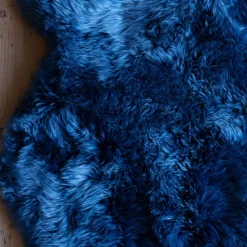 Single Cobalt Sheepskin