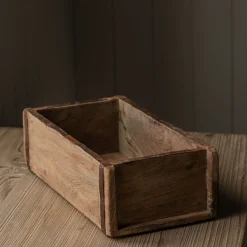 Single Wooden Brick Mould Storage Box