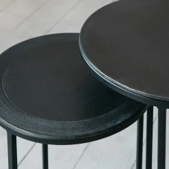 Skylar Set of Two Round Side Tables