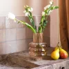Small Cinnie Brown Glass Vase