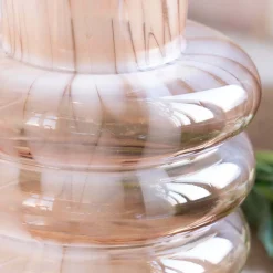 Small Cinnie Brown Glass Vase