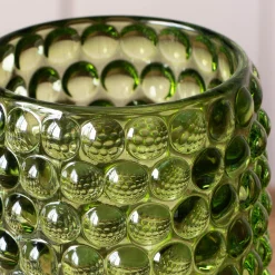 Small Green Stack Tealight Holder