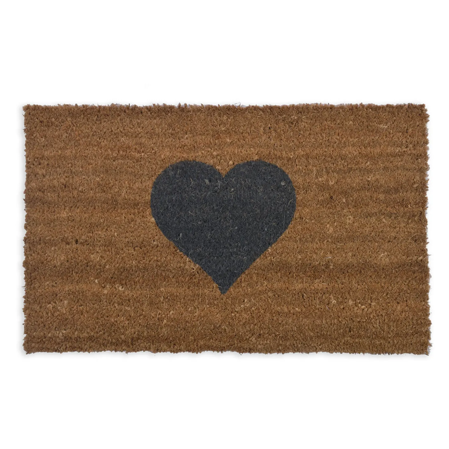 Small Natural Heart Doormat