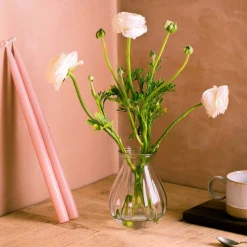 Small Ribbed Posy Vase