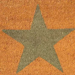 Small Rosemary Star Doormat